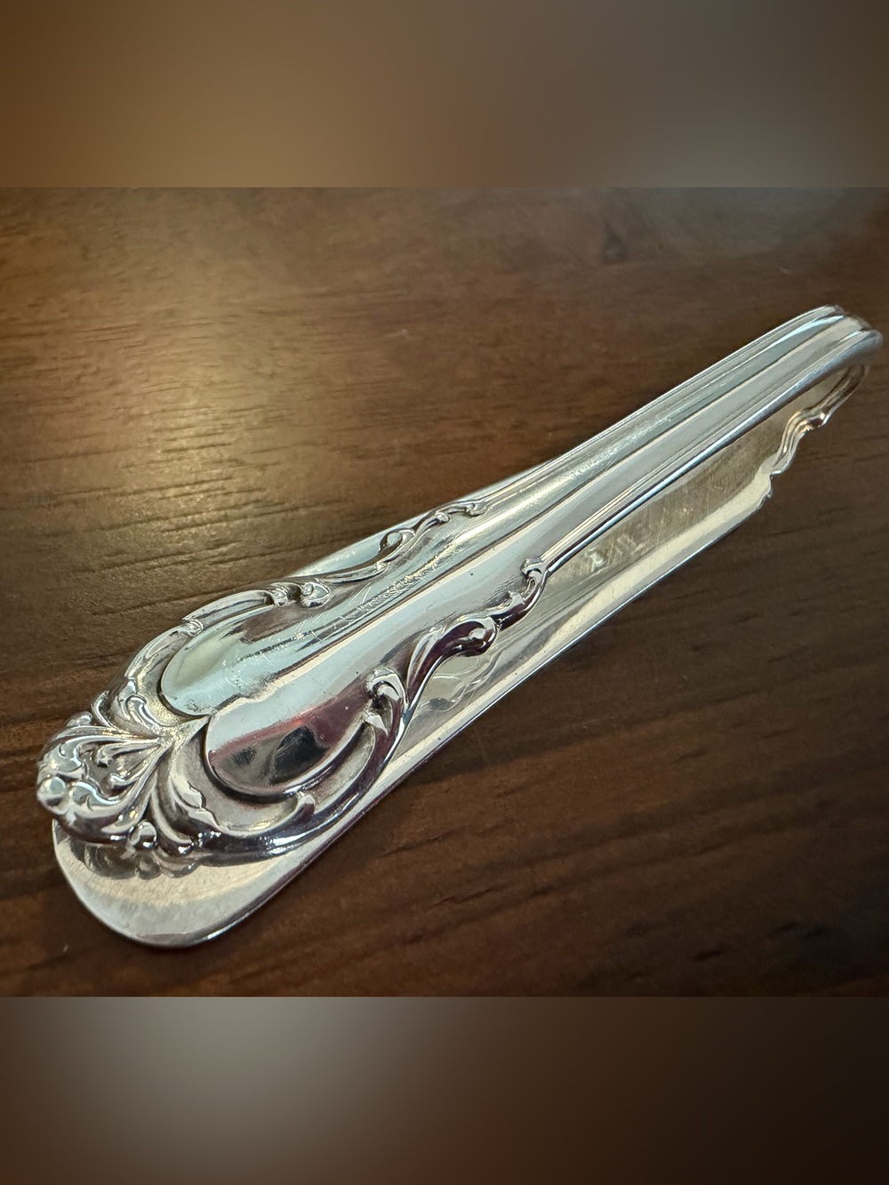 Silver Plated Butter Knife Money Clip